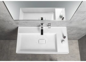 Матово-черна вградена батерия за мивка (1 изход) Latus – Sapho