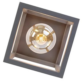 Индустриален интелигентен таванен аплик тъмно сив с Wi-Fi G95 - Cage