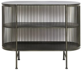 Черен метален скрин 100x80 cm Yinthe - Light & Living