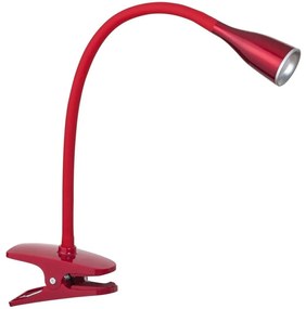 Rabalux 4198 - LED Настолна лампа на клипс JEFF 1xLED/4,5W/230V червена