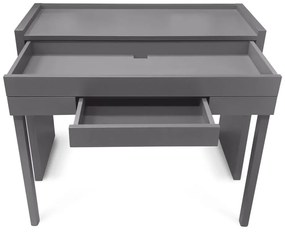 Сиво разтегателно бюро 36x110 cm Mel - Woodman