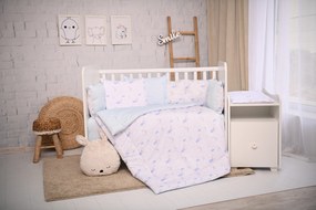 LORELLI Classic Голям сет за Тренд от 5 части РАНФОРС СИНИ ЛУНИ И ЗВЕЗДИ