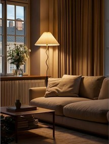 Черна/златистa подова лампа (височина 172 cm) Closy – Mauro Ferretti