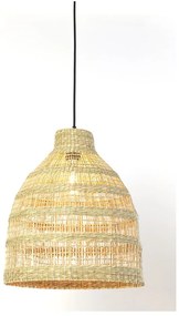 Висящо осветително тяло с абажур от морска трева в естествен цвят ø 38 cm Sagar – Light &amp; Living