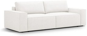 Бял разтегателен диван от букле 247 cm Jodie – Micadoni Home