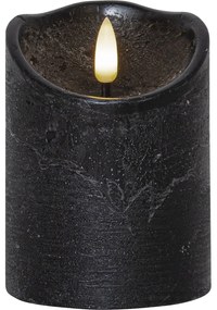 LED свещ от черен восък, височина 10 см Flamme Rustic - Star Trading