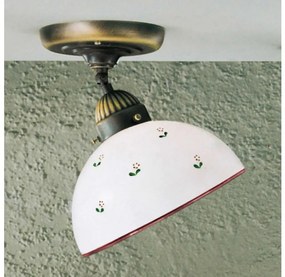 Kolarz 731.10.68 - Полилей за повърхностен монтаж NONNA 1xE27/75W/230V Ø 30 см червен