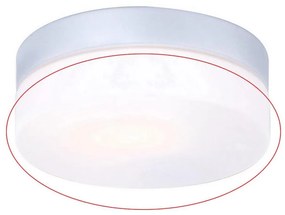 Globo - Резервно стъкло за таванно осветително тяло VRANOS E27, сребристо, Ø 18,4 см