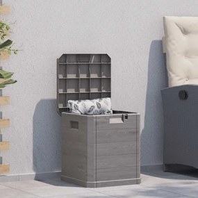 45685 vidaXL Градинска кутия за съхранение, 90 л, кафява
