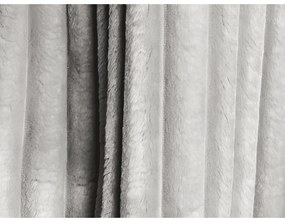 Светлосив разтегателен диван с място за съхранение от рипсено кадифе 266 cm Kini – Makamii