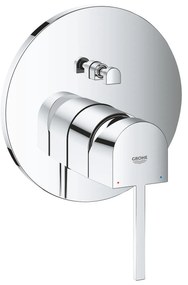 Външни части на кран за баня Grohe Plus-Glossy Silver