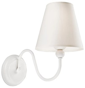 Бяла стенна лампа - LAMKUR