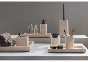 Бежов каменен диспенсер за сапун 250 ml Travertine – Mette Ditmer Denmark