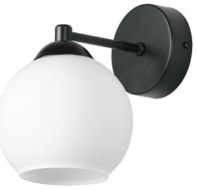 Аплик КОМПАС G, черен/бял, 1xE27