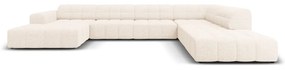 Кремав ъглов диван (десен ъгъл/U-образна форма) Chicago - Cosmopolitan Design