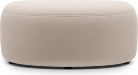 Бежова кадифена табуретка Kate – Micadoni