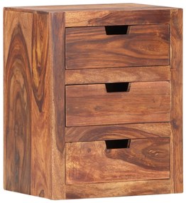 286407 vidaXL Нощно шкафче, 40x30x50 см, акациево дърво масив
