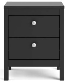 Черно нощно шкафче Madrid - Tvilum