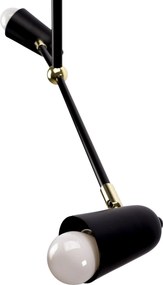 Лампа APP1708-4CP BLACK + GOLD