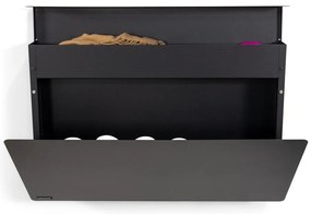 Черна метална накланяща се/висяща стойка за обувки Luigi – Spinder Design