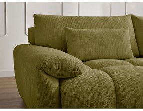 Зелен шенилов диван 264 cm Ivane – Bobochic Paris