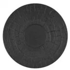 Horecano - Порцеланова подложна чинийка ф12см за чаша 120мл WILLOW BLACK-(HC-56955)