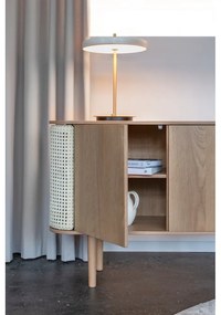 Нисък скрин с дъбов декор в естествен цвят 109x75 cm Treasures - UMAGE