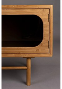 Бамбукова маса за телевизор в естествен цвят 150x55x40 cm Caroun – Dutchbone