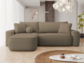 Ъглов диван Sandby-Кафяво