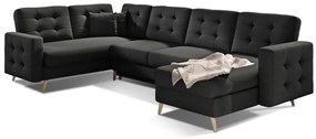 Разтегателен диван в П-образна форма ASTRA, 326x93x202, sawana 14