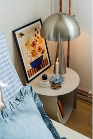 Настолна лампа в сребристо, височина 51 cm Sublime - Leitmotiv