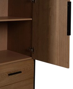 Гардероб от декор от ясен в естествен цвят 104x203 cm – Ixia