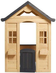 GINGER HOME Дървена къща за игра 140х112х108 см.