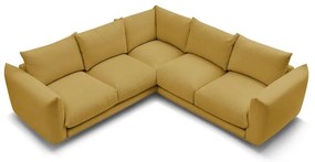 Жълт ъглов диван Ernest – Bobochic Paris