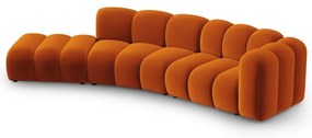 Оранжев ъглов диван (десен ъгъл) Lupine – Micadoni Home