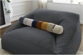 Тъмносив пуф от изкуствен косъм Lilibet – Bobochic Paris