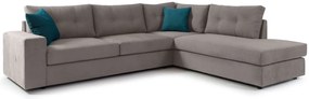 Ъглов диван Hanson-Gray Light-Right