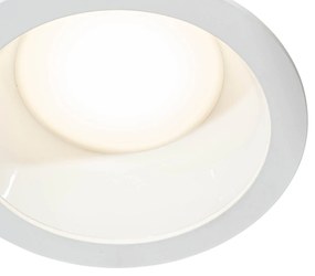 Set van 6i nbouwspots wit incl. LED 3000K-5000K - Elias