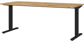 Работна маса с електрическо регулиране на височината с дъбов плот 80x180 cm Lissabon – Germania