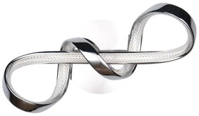 LED стенна лампа в сребристо Padua - Trio