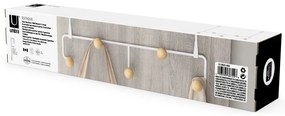 Бяла метална закачалка за врата 39 cm Estique - Umbra