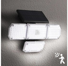 Brilagi - LED соларен стенен фенер WALLIE LED/5W/5,5V IP65 с сензор