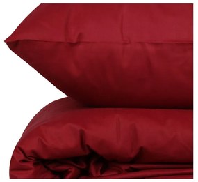 Червено памучно спално бельо за двойно легло 200x200 cm - Mijolnir