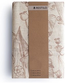 Бежово/светлокафяво перде 135x250 cm Selvetia – Restilo