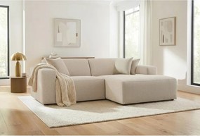 Бежово-кремав ъглов диван (десен ъгъл) Roxy – Scandic