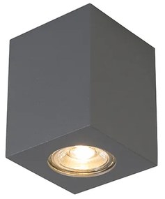 Дизайнерски повърхностно монтиран прожектор антрацит GU10 50mm - Quba 2