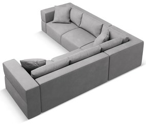 Светлосив променлив ъглов диван Esther – Milo Casa