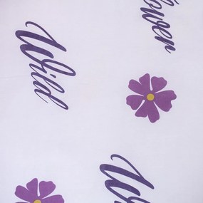 Лилаво единично памучно детско спално бельо 200x140 cm Billie Eilish – Jerry Fabrics