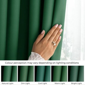Тъмнозелено затъмняващо перде 140x250 cm Carli – Restilo