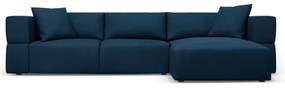 Син ъглов диван, десен ъгъл Esther – Milo Casa